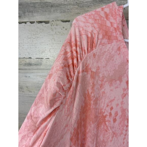 Halogen womens plus 3x long sleeve soft pink blouse new pull over - Picture 2 of 5